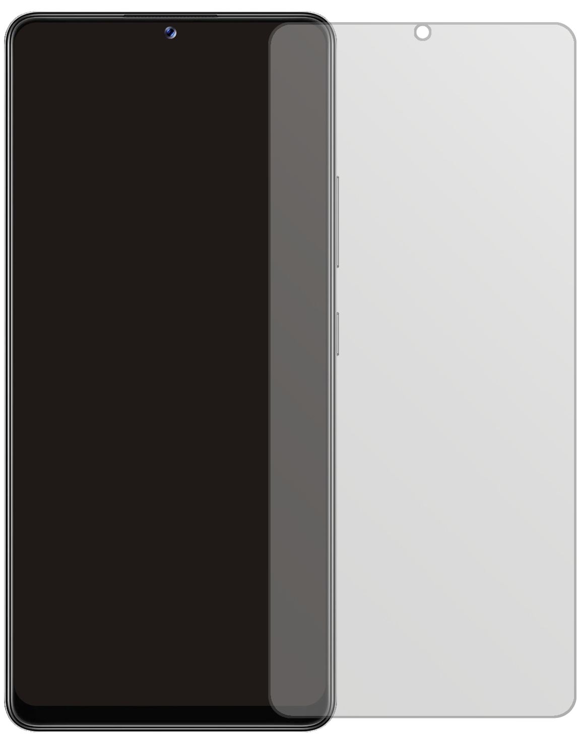 5x Schutzfolie matt für Samsung Galaxy M42 5G Disp (2)