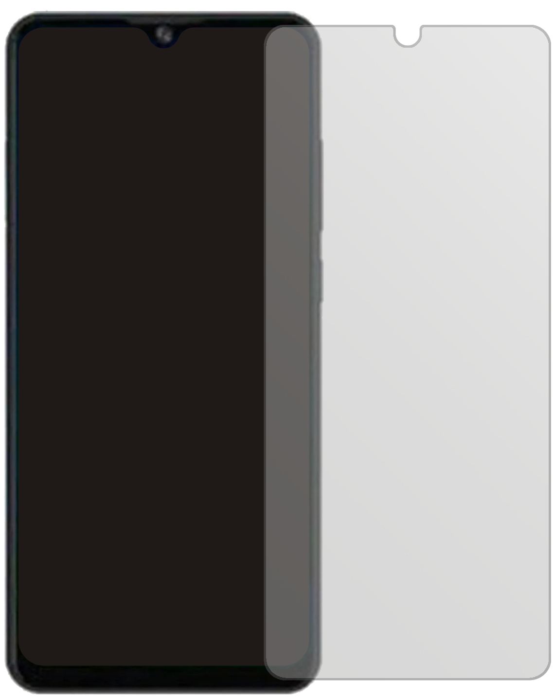 1x Schutzfolie matt für ZTE Blade A51 lite Display (2)