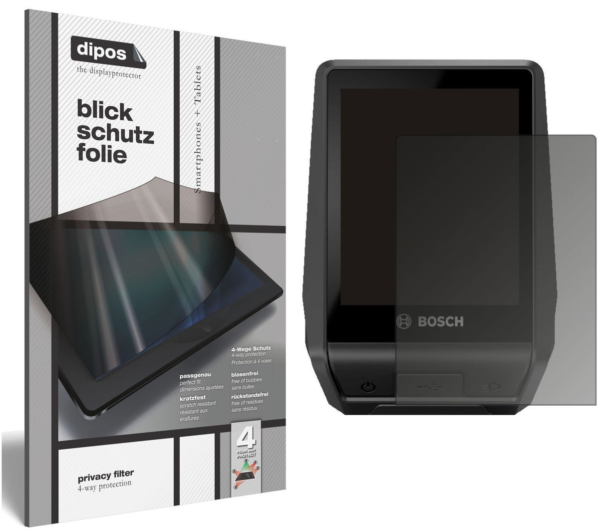 Blickschutzfolie für Bosch Nyon BUI350 (2021) matt (1)
