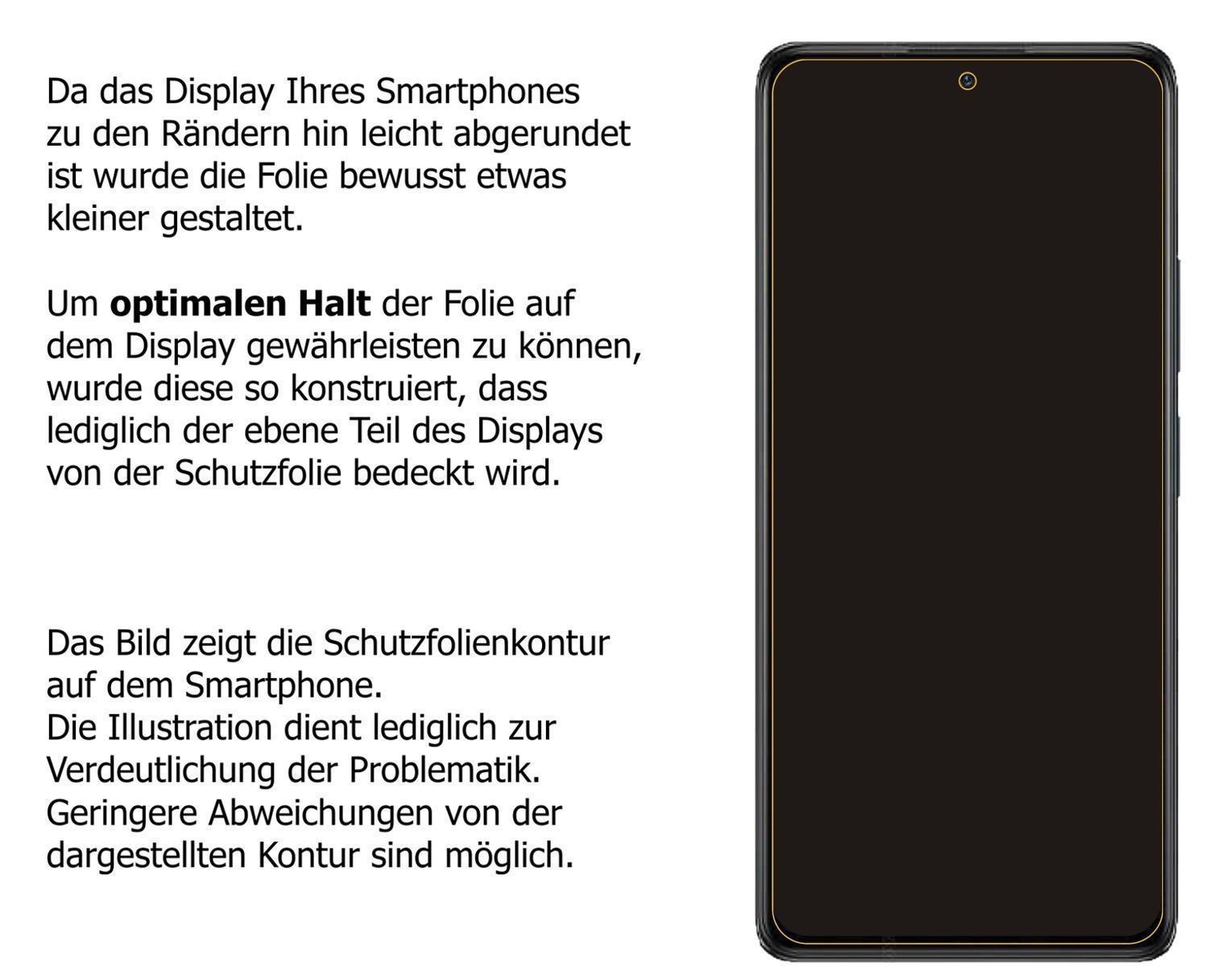1x 9H Schutzfolie matt für Xiaomi Redmi Note 10S P (3)