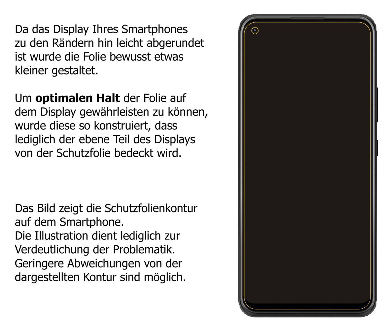 1x 9H Schutzfolie für ZTE Blade X1 5G Panzerfolie (3)