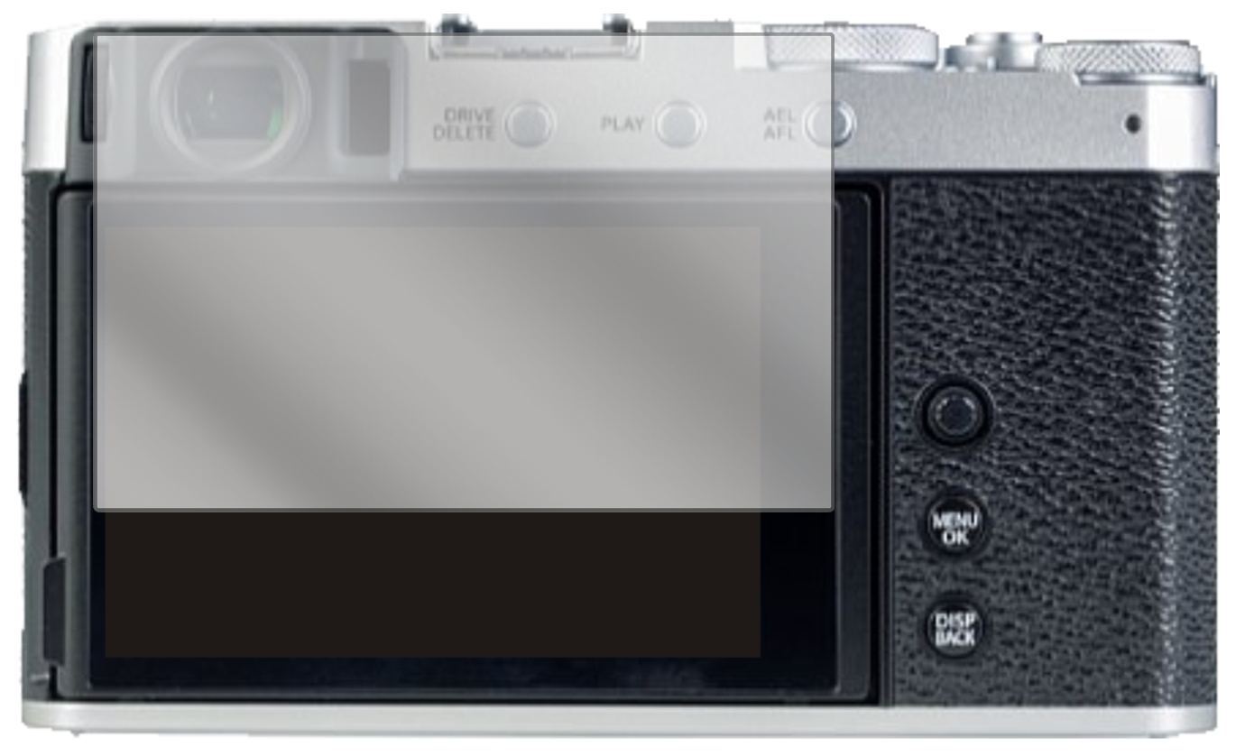 2x Schutzfolie klar für Fujifilm X-E4 Display-Schu (2)