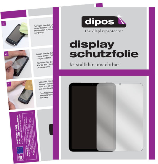 1x Schutzfolie klar für Apple iPad mini 6 Display- (1)