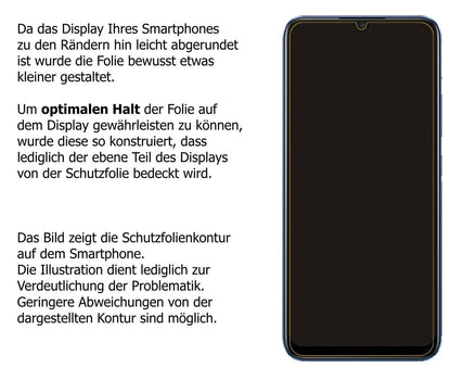 Blickschutzfolie für Oppo Realme C12 matt Schutzfo (5)