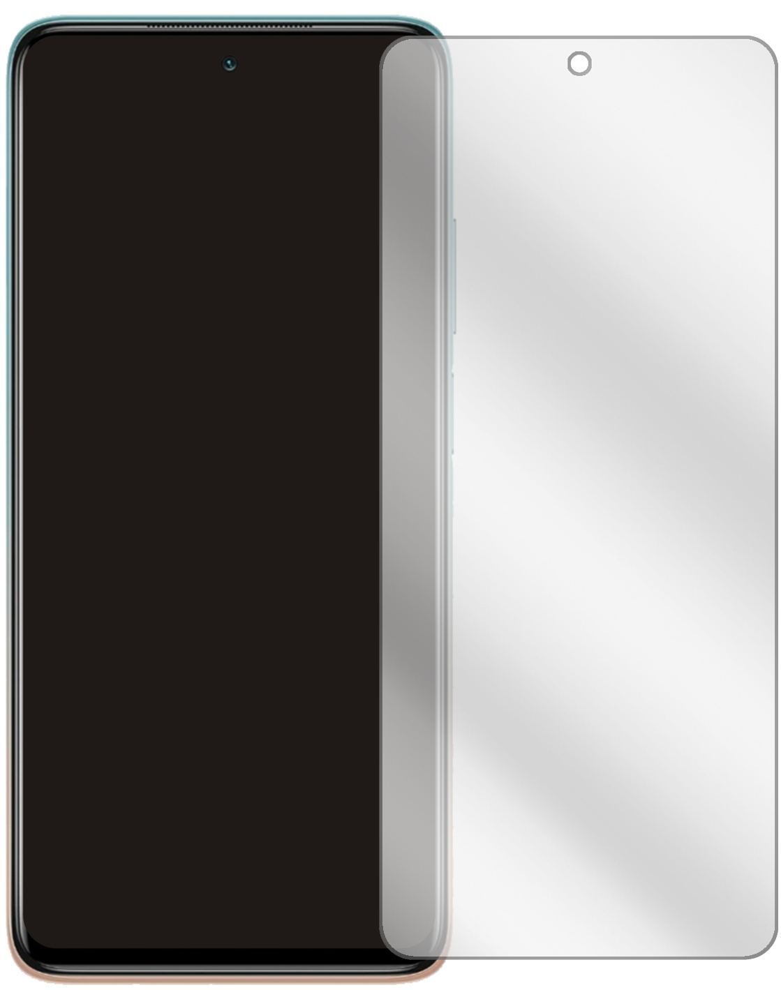 6x Schutzfolie klar für Xiaomi Mi 10i Display-Schu (2)