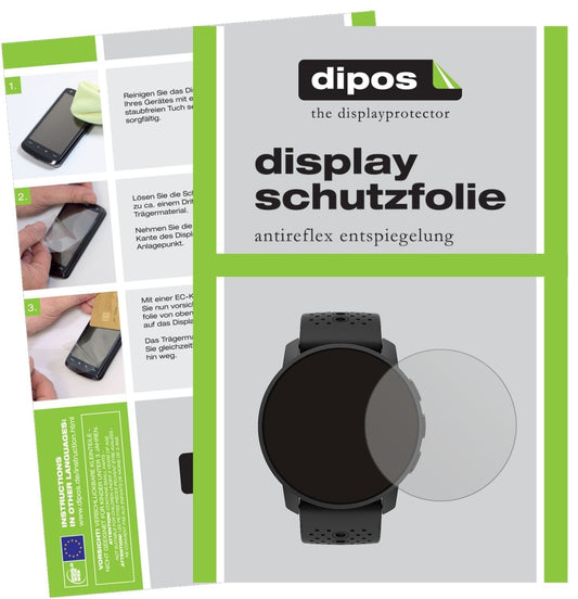 2x Schutzfolie matt für Suunto 9 Peak Display-Schu (1)