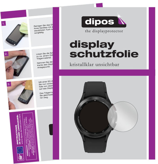 5x Schutzfolie klar für Samsung Galaxy Watch 4 Cla (1)