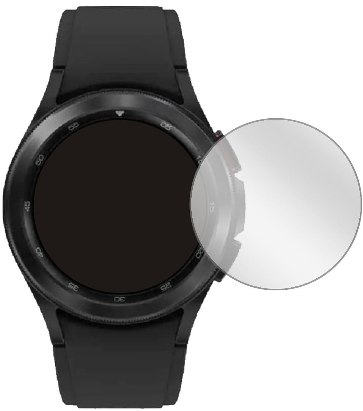 1x Schutzfolie klar für Samsung Galaxy Watch 4 Cla (2)