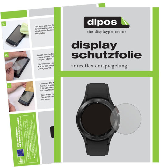 6x Schutzfolie matt für Samsung Galaxy Watch 4 Cla (1)
