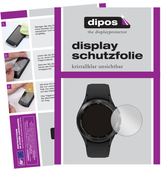 6x Schutzfolie klar für Samsung Galaxy Watch 4 Cla (1)