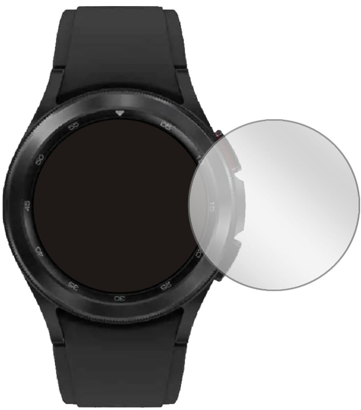 6x Schutzfolie klar für Samsung Galaxy Watch 4 Cla (2)