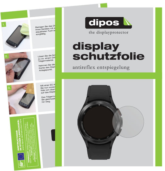2x Schutzfolie matt für Samsung Galaxy Watch 4 (44 (1)