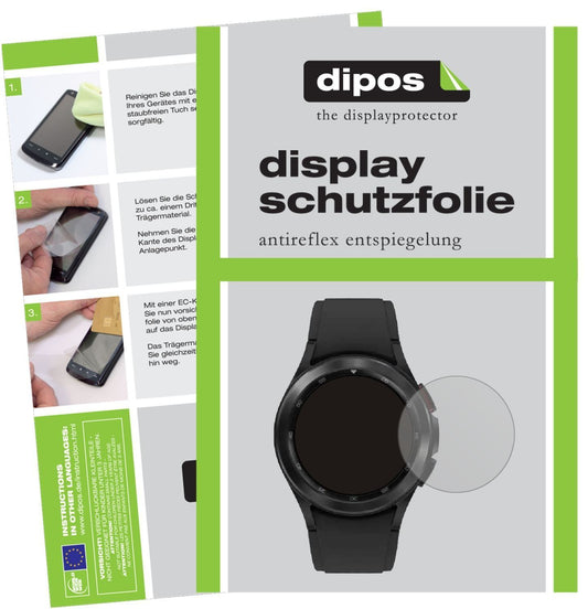 2x Schutzfolie matt für Samsung Galaxy Watch 4 (40 (1)