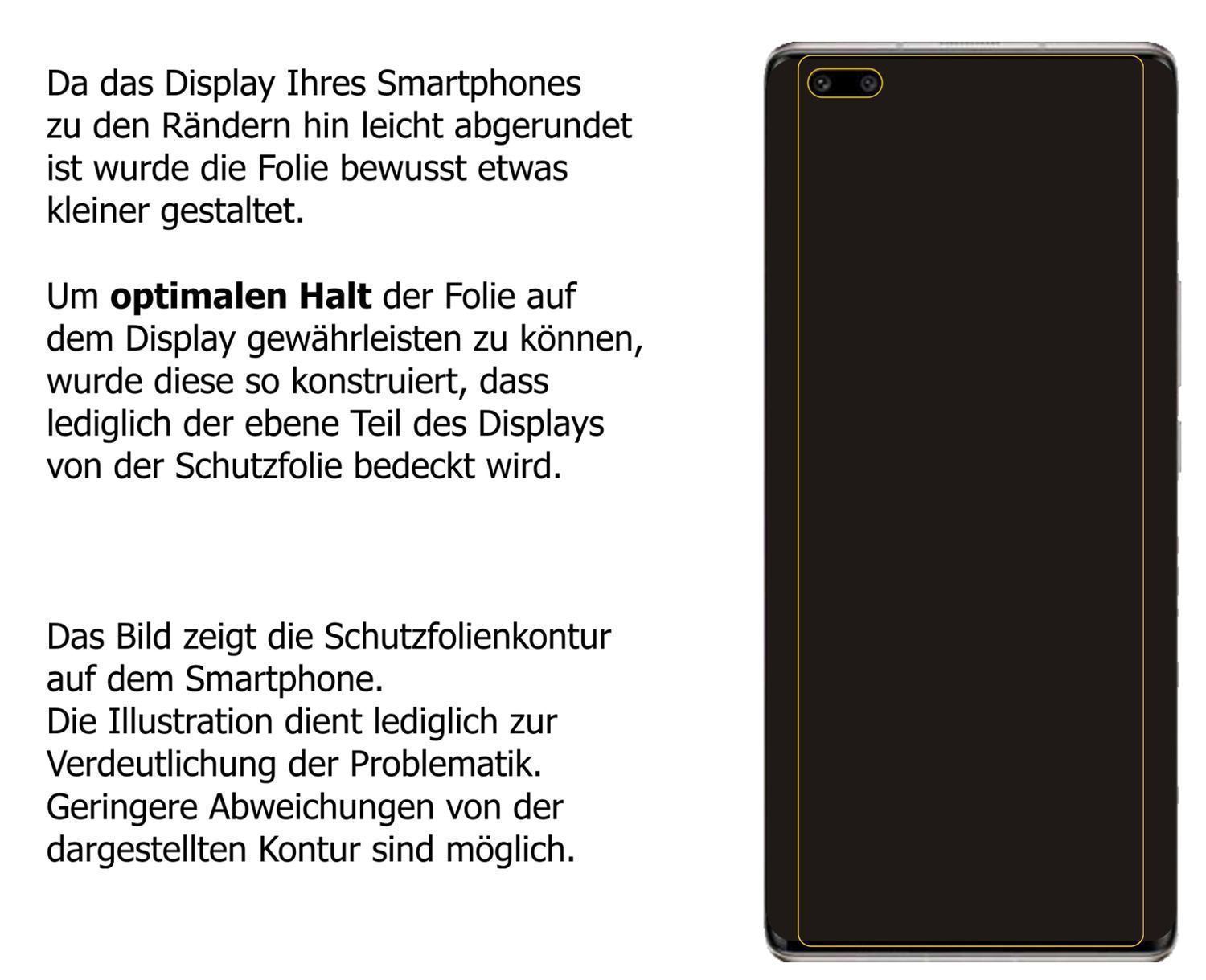 1x 9H Schutzfolie matt für Huawei Nova 8 Pro Panze (3)