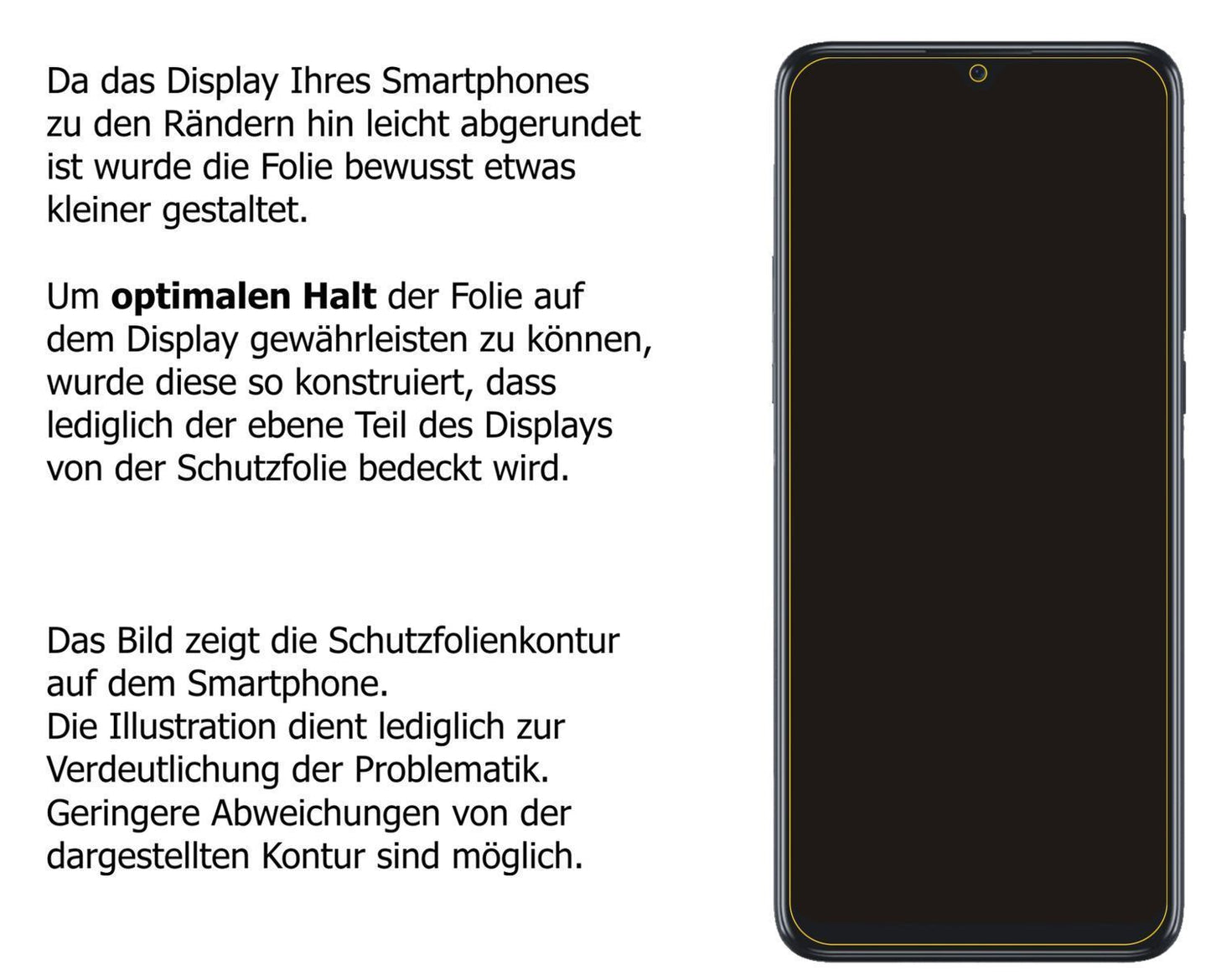 Blickschutzfolie für TCL 20 SE matt Schutzfolie Pr (5)