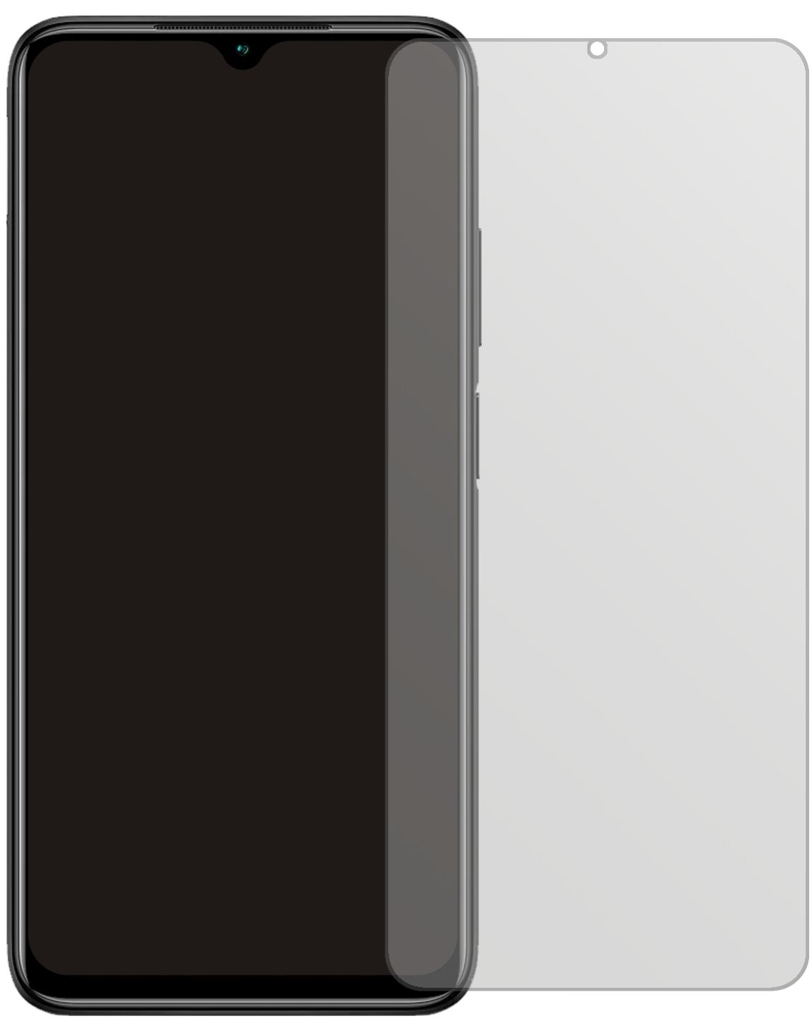 1x Schutzfolie matt für Xiaomi Redmi 9T Display-Sc (2)
