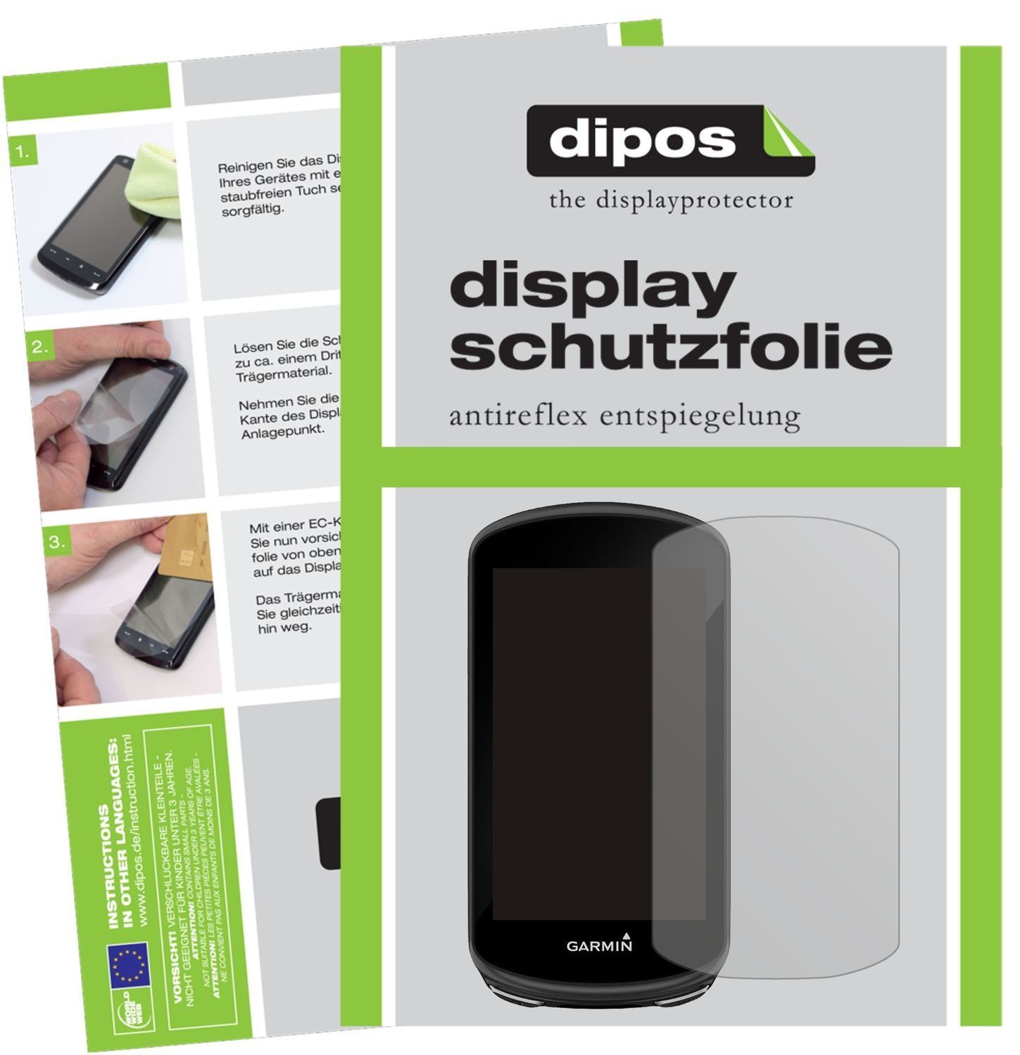 6x Schutzfolie matt für Garmin Edge 1030 Plus Disp (1)