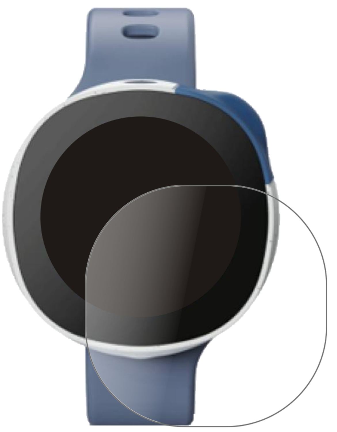 1x 9H Schutzfolie matt für Vodafone Smart Kids Wat (2)