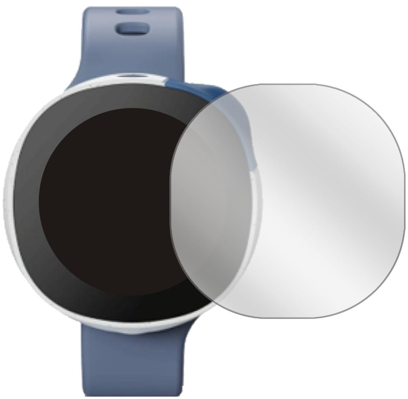 2x Schutzfolie klar für Vodafone Smart Kids Watch  (2)