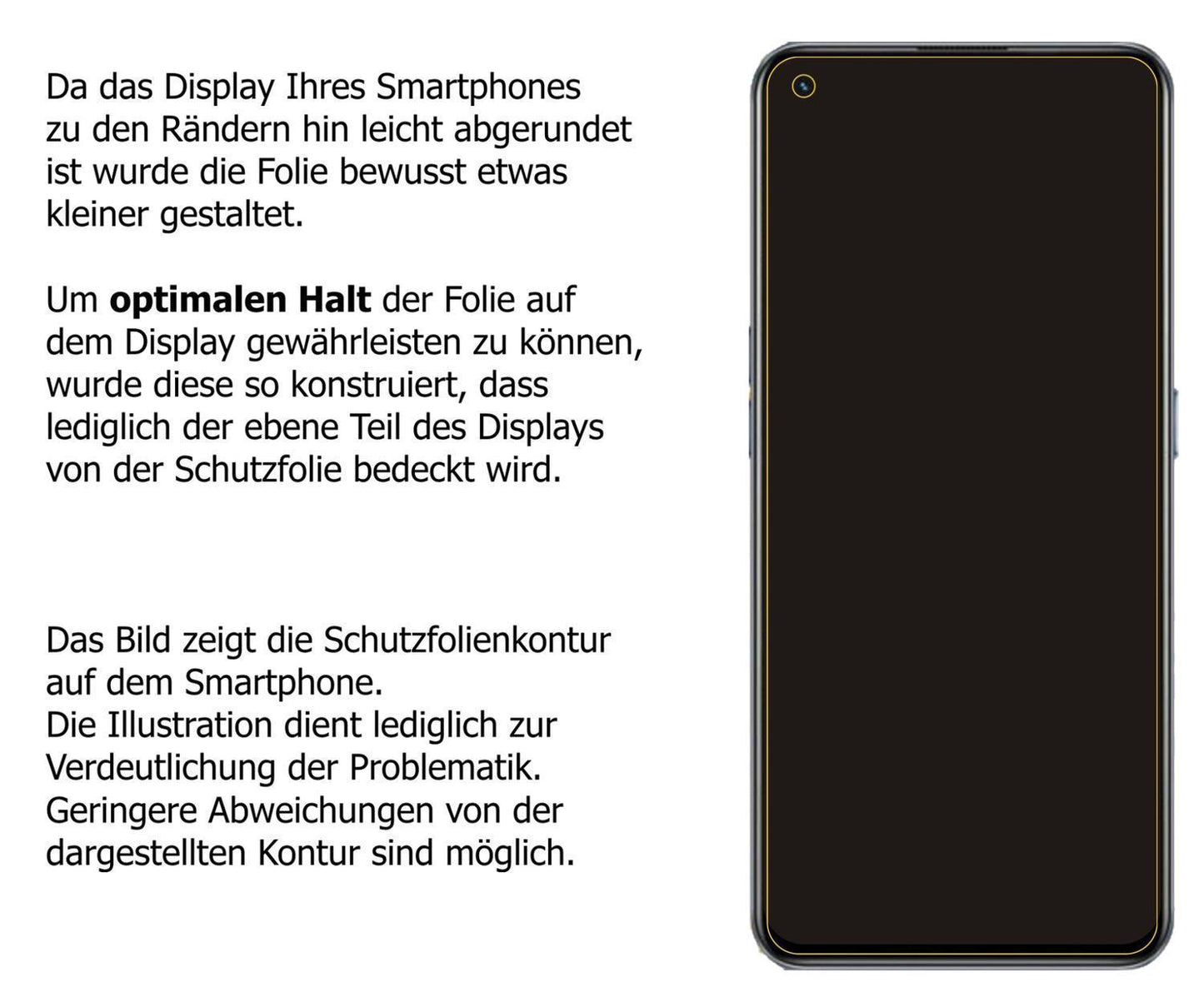 1x 9H Schutzfolie matt für Oppo Realme GT Neo Flas (3)