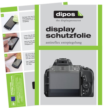 1x Schutzfolie matt für Nikon D 5600 Display-Schut (1)