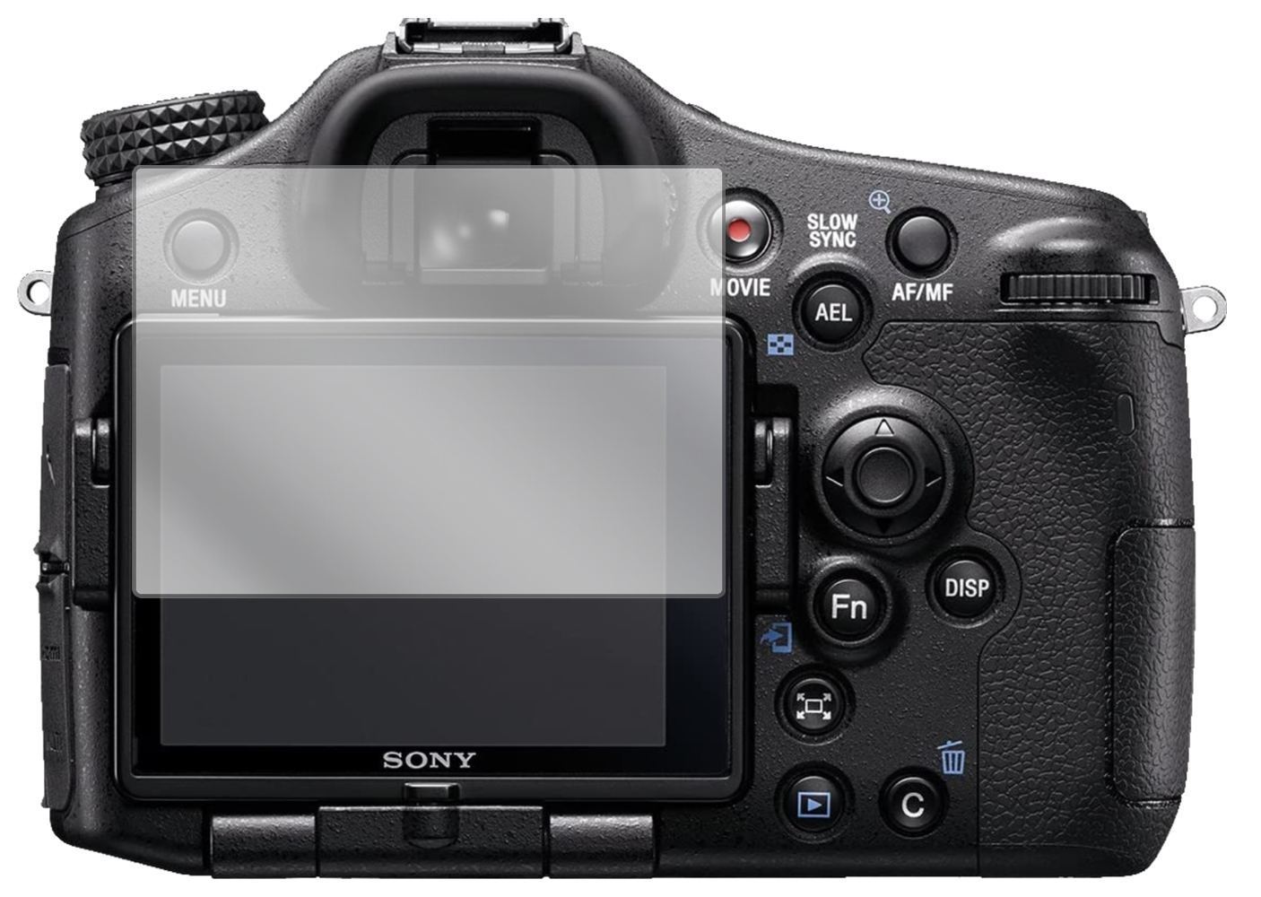 5x Schutzfolie klar für Sony Alpha 77 II Display-S (2)