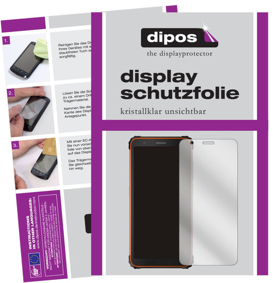 5x Schutzfolie klar für Blackview BV6600 Display-S (1)