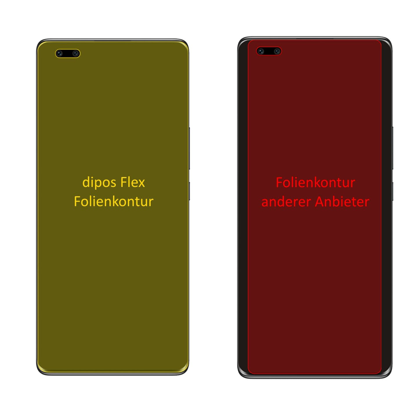 2x 3D Full Cover Schutzfolie für Honor 50 Pro (2)