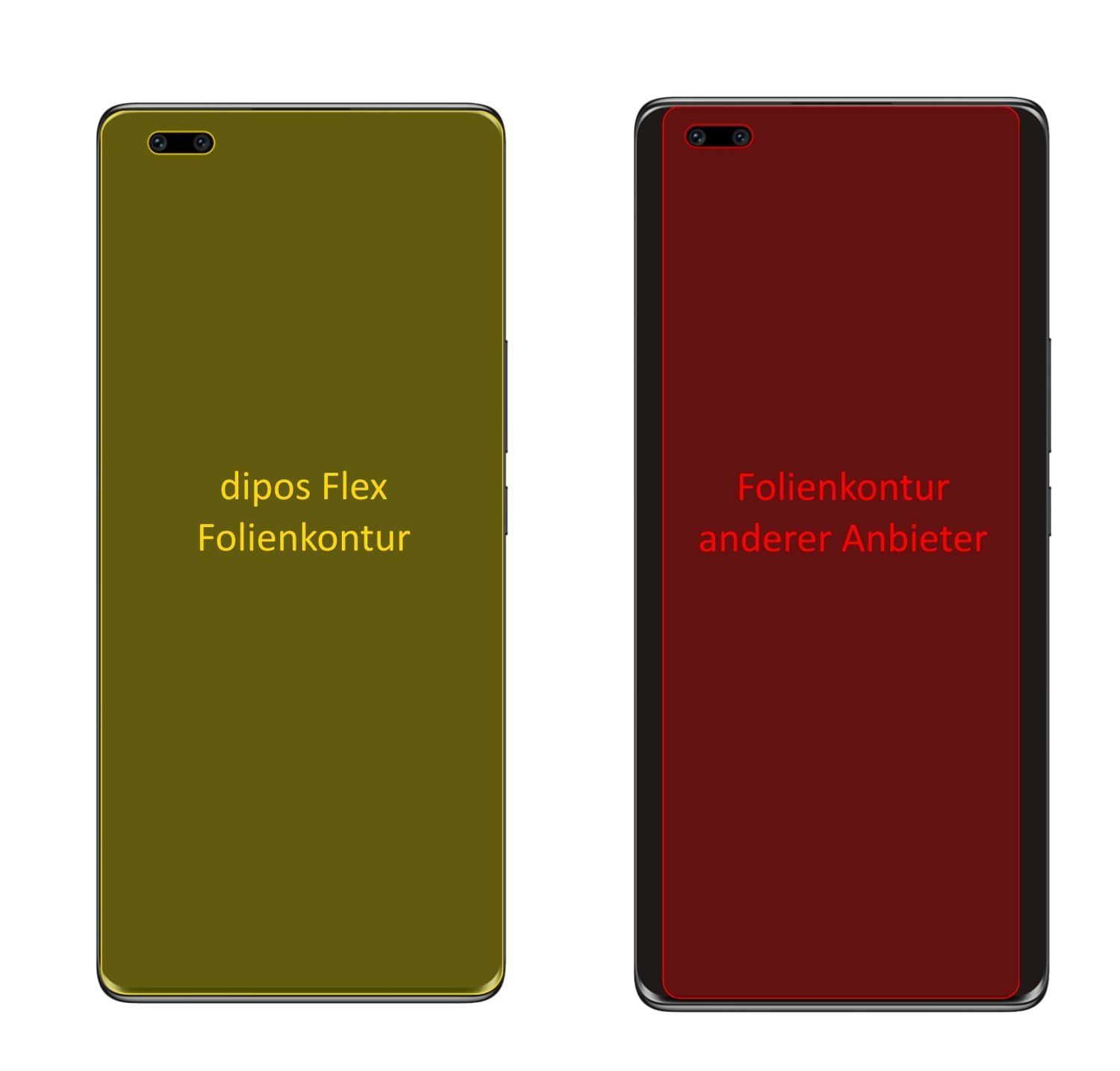2x 3D Full Cover Schutzfolie für Honor 50 Pro (2)
