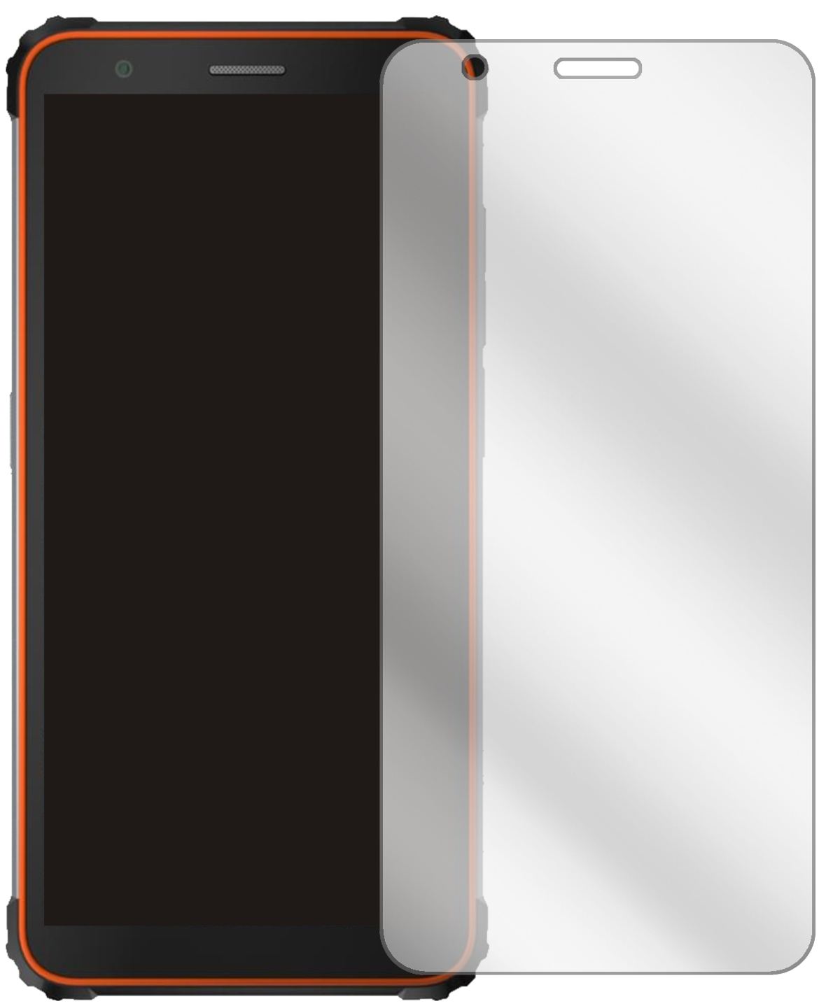 2x Schutzfolie klar für Blackview BV6600 Display-S (2)
