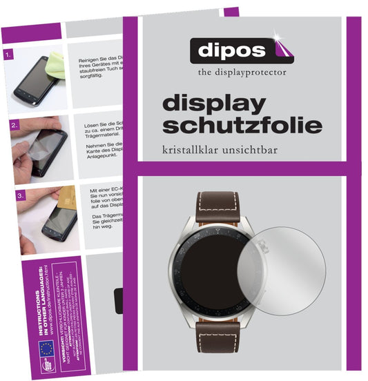 6x Schutzfolie klar für Huawei Watch 3 Pro Display (1)