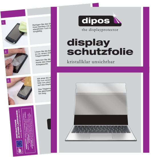 2x Schutzfolie klar für HP Elite x2 G8 13 Zoll Dis (1)