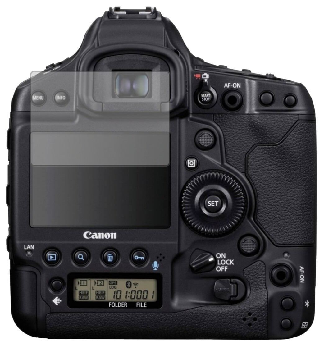 6x Schutzfolie matt für Canon Eos 1D Display-Schut (2)