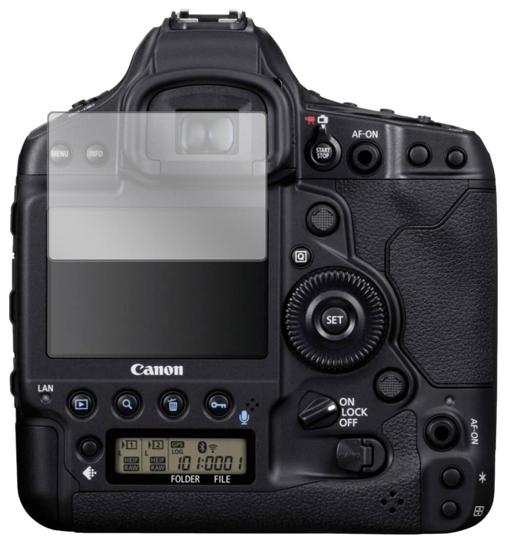 6x Schutzfolie klar für Canon Eos 1D Display-Schut (2)