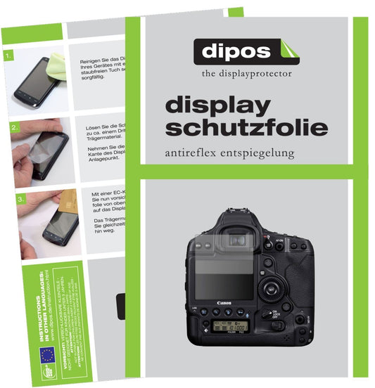2x Schutzfolie matt für Canon Eos 1D Display-Schut (1)