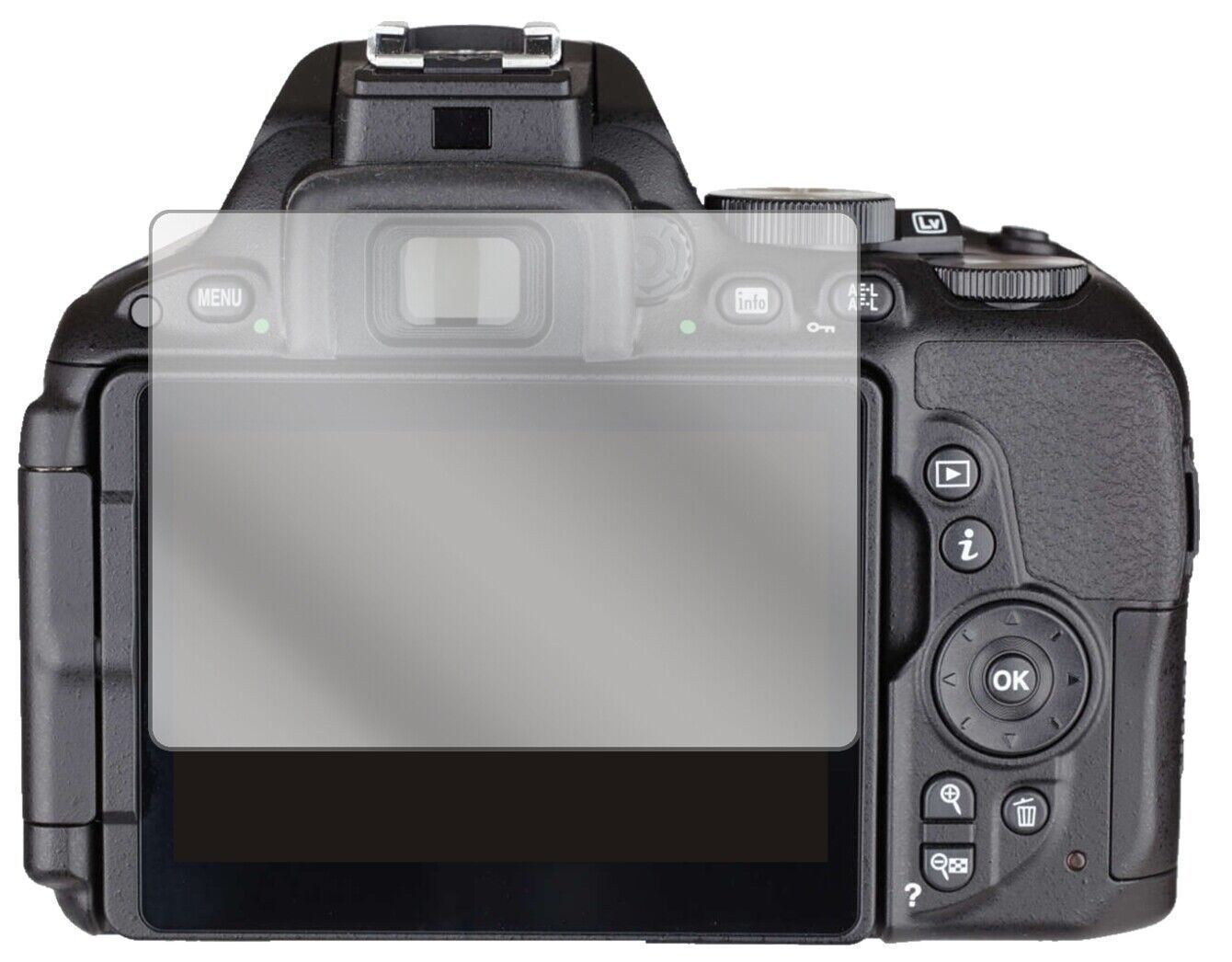 5x Schutzfolie klar für Nikon 5500 Display-Schutzf (2)