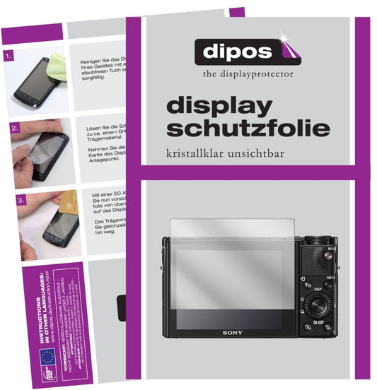 6x Schutzfolie klar für Sony Cyber-Shot DSC-RX 100 (1)