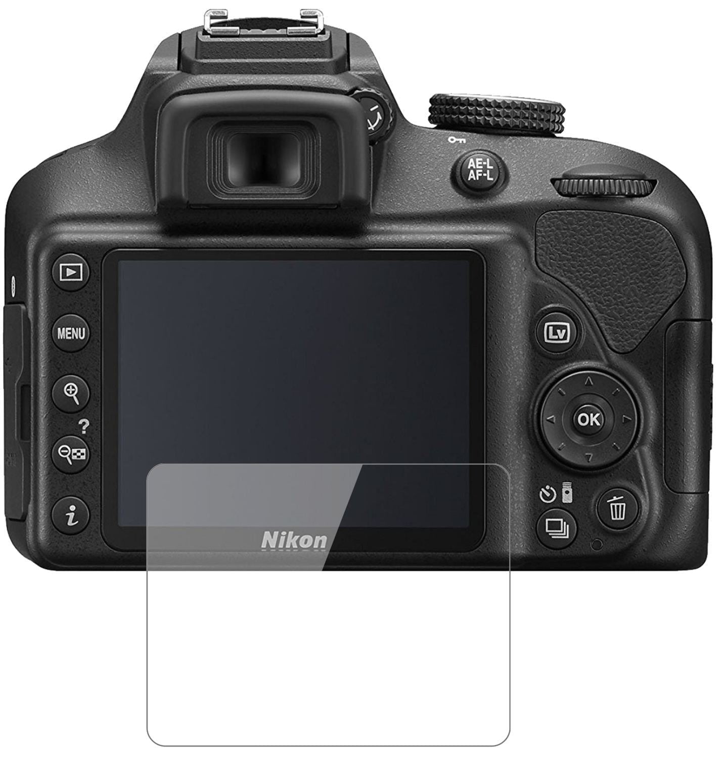 2x 9H Schutzfolie für Nikon 3500 Panzerfolie (2)