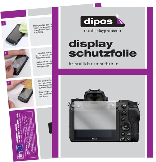 2x Schutzfolie klar für Nikon Z7 II Display-Schutz (1)