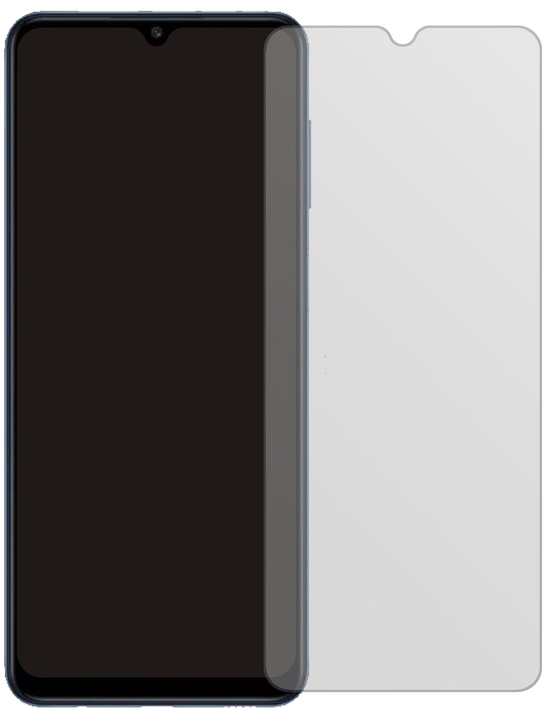 6x Schutzfolie matt für Samsung Galaxy F12 Display (2)