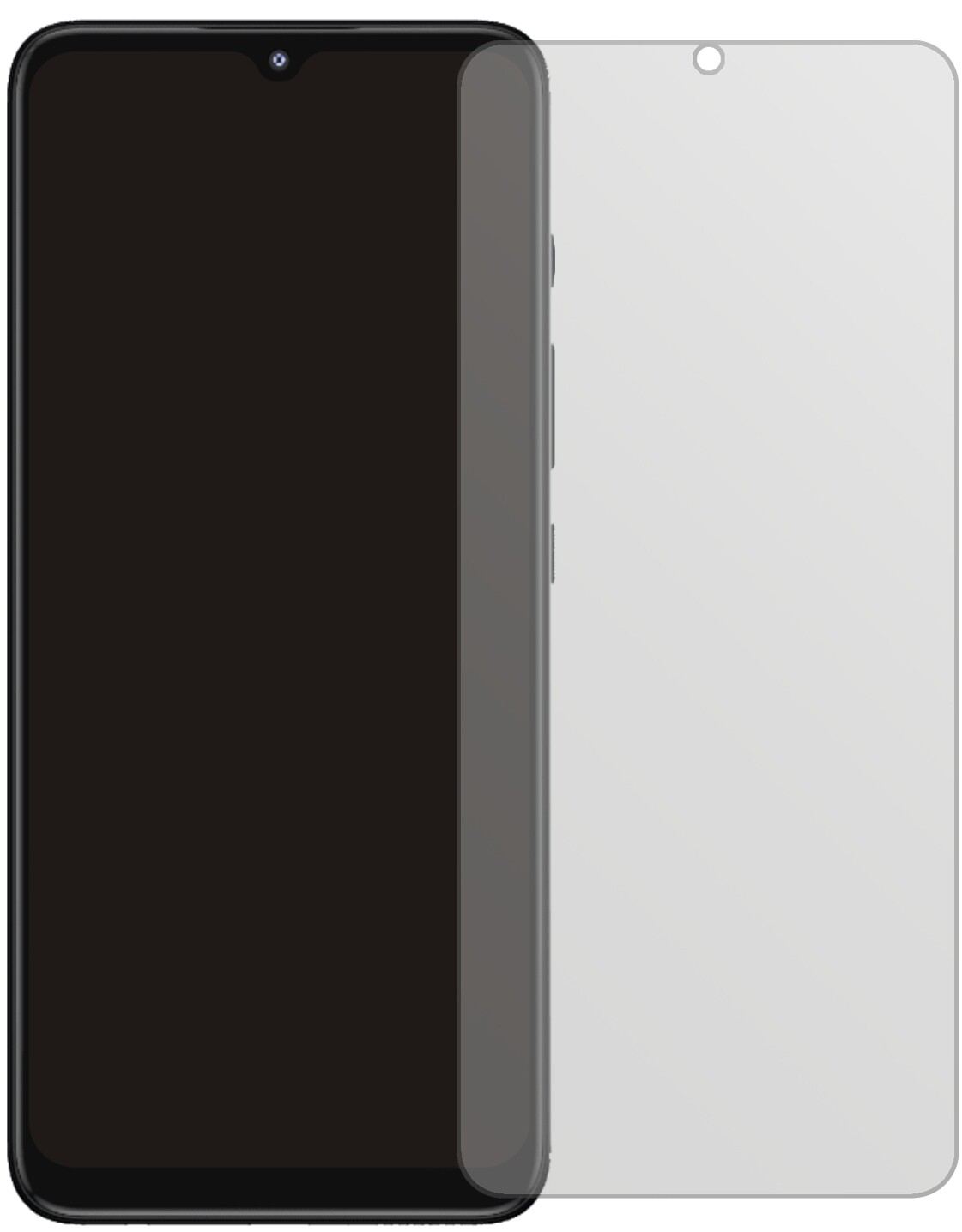 2x Schutzfolie matt für Motorola Moto G50 Display- (2)