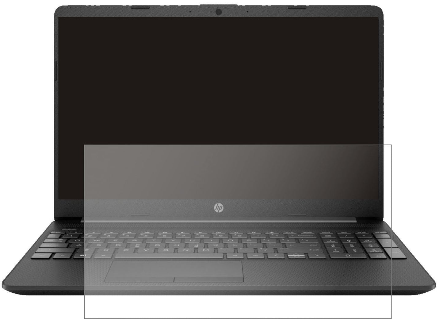 1x 9H Schutzfolie matt für HP Notebook 15 Zoll gw0 (2)