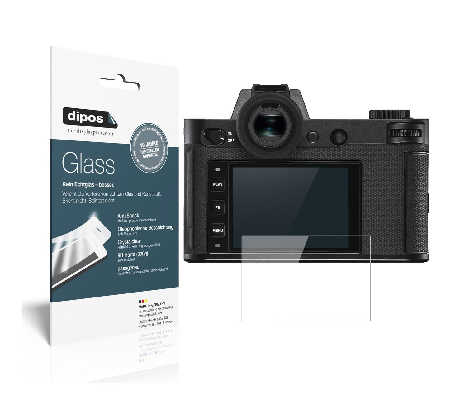 2x 9H Schutzfolie für Leica SL2 Panzerfolie (1)