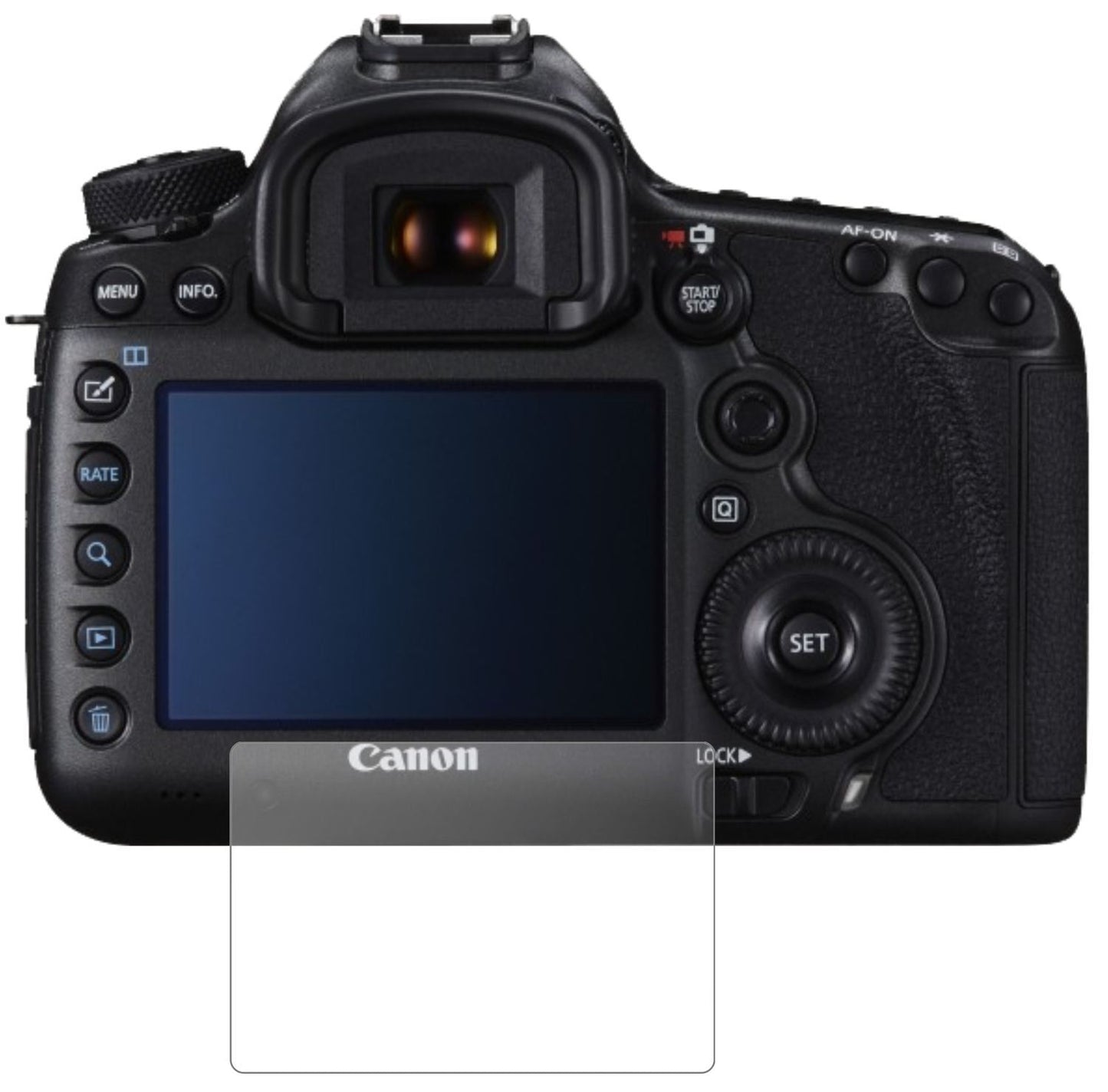 1x 9H Schutzfolie matt für Canon EOS 5DS R Panzerf (2)