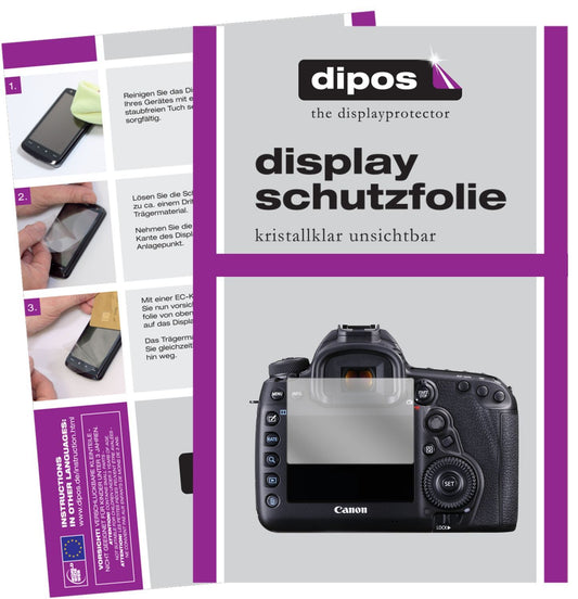 6x Schutzfolie klar für Canon EOS 5D Mark IV Displ (1)