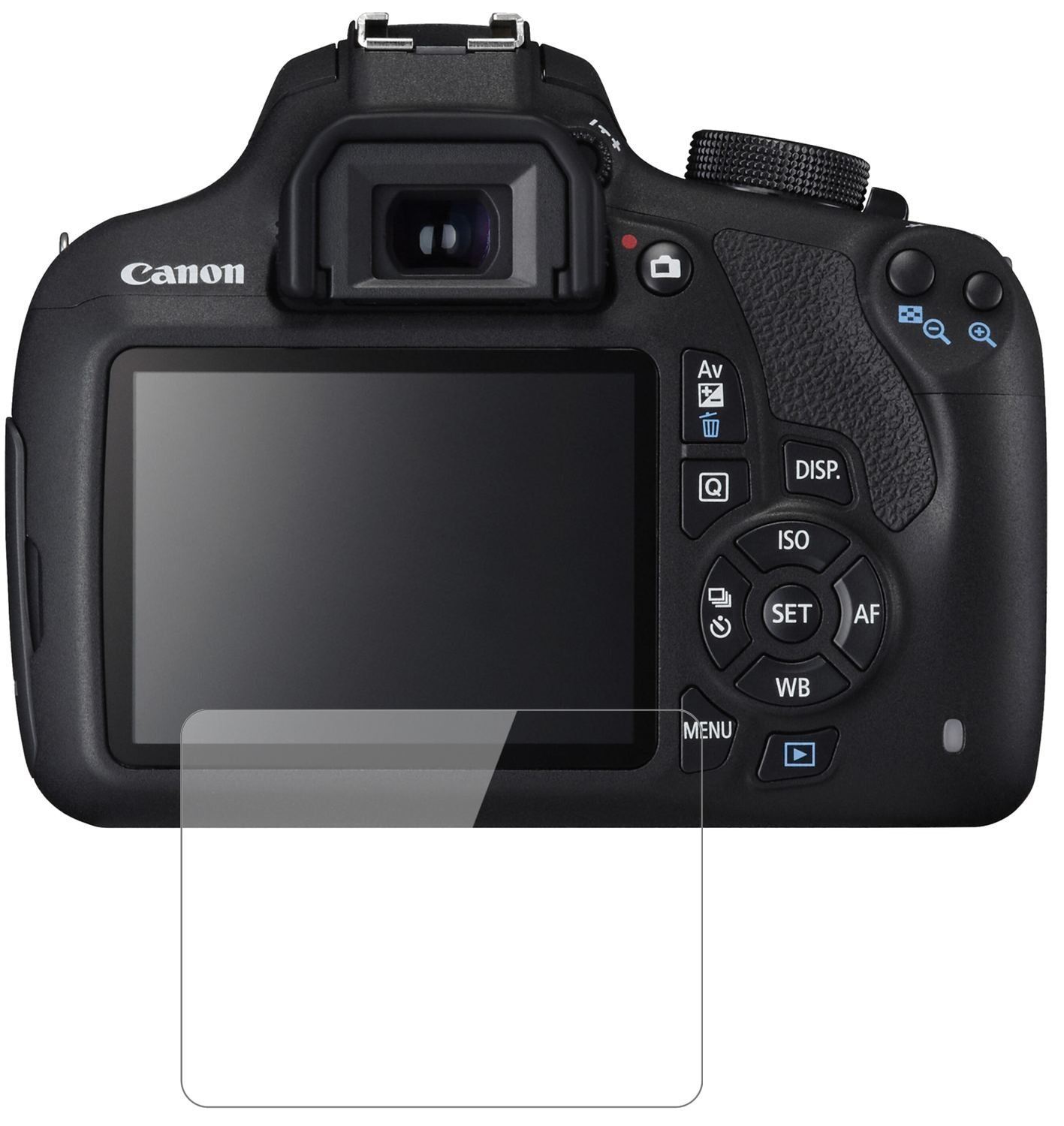 1x 9H Schutzfolie für Canon EOS 1200D Panzerfolie (2)