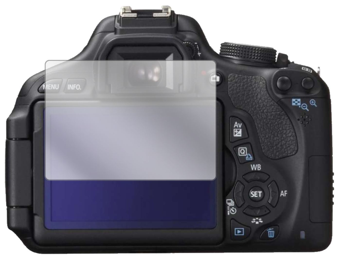 2x Schutzfolie klar für Canon EOS 750D Display-Sch (2)
