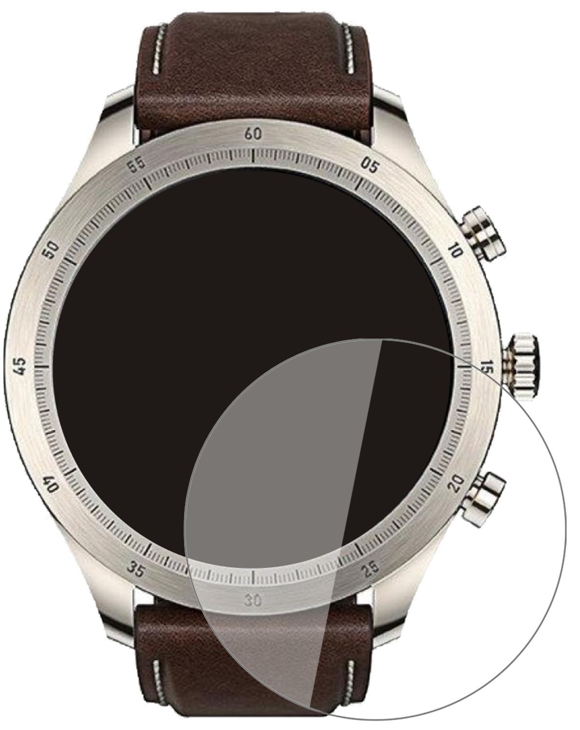 1x 9H Schutzfolie für Zepp Z Smartwatch Panzerfoli (2)
