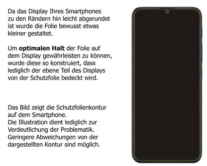 1x 9H Schutzfolie matt für Motorola Moto G9 Play P (3)