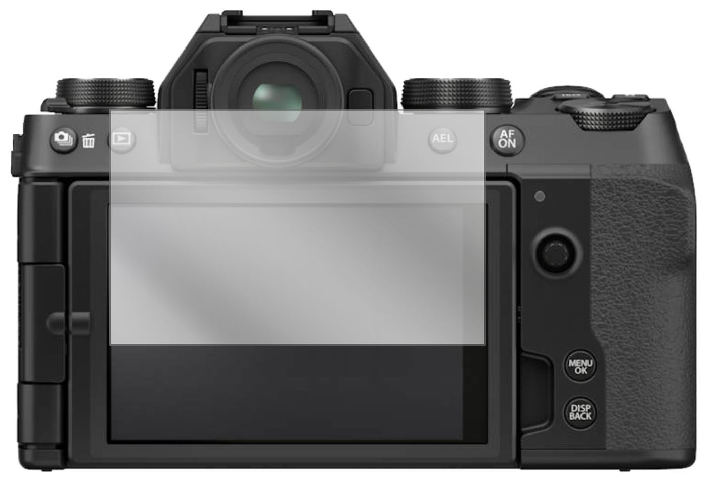 6x Schutzfolie klar für Fujifilm X-S10 Display-Sch (2)